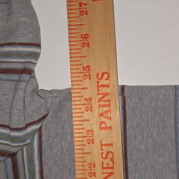 Prana Cardiff Short Sleeve Pocket T-shirt Alloy Stripe Mens Size XXL NWT - Picture 9 of 12